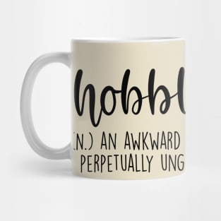 Hobbledehoy Aesthetic Word Definition Mug